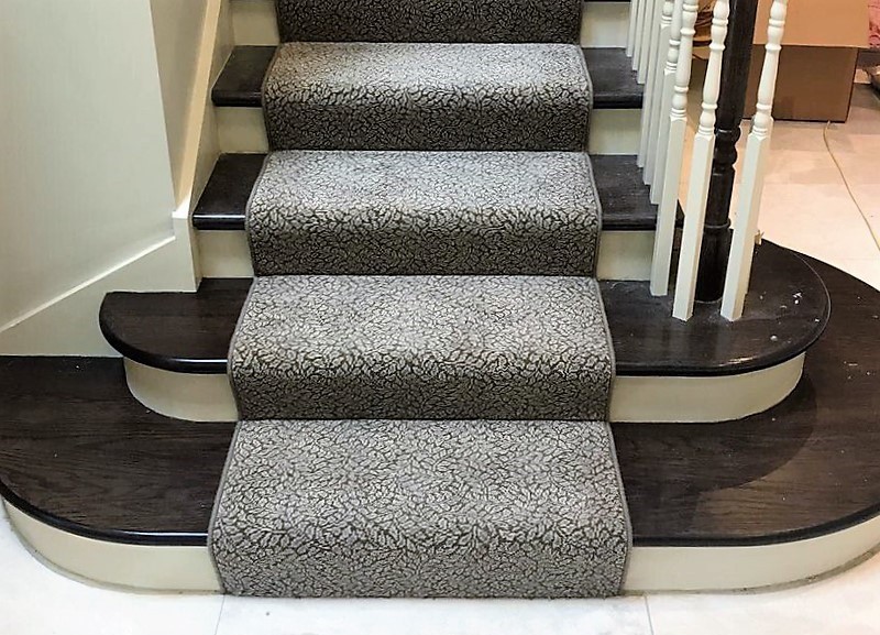 A luxury stair runner installed by Flooring 4 You Ltd in Cheshire